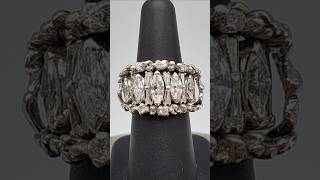 FAMOUS HOLLYWOOD STARLET 1940s VINTAGE DIAMOND WEDDING RING transformation gold ring timeless [upl. by Jelks782]