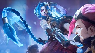 Jinx vs Vi Sister Fight  Arcane S2 Ep 3 [upl. by Pasol]