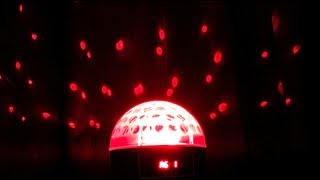 Crystal Magic Ball LED Light  Demo [upl. by Ike993]