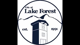 October 7 2024 Meeting of the Lake Forest Traffic and Parking Commission [upl. by Alansen198]