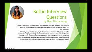 What are advantages of Kotlin over Java  Kotlin related interview question [upl. by Mather]