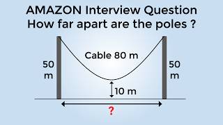 How To Solve Amazons Hanging Cable Interview Question [upl. by Alguire]