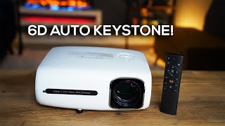 Yaber V7 Pro Projector Review 6D Auto Keystone is great [upl. by Norty179]