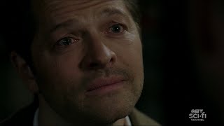 Supernatural 15x18  Castiel to Dean  quotI LOVE YOUquot Castiel sacrifices himself to save Dean [upl. by Armilla515]