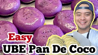 Ube Pan De Coco  Pan de Coco Recipe [upl. by Kcinimod302]