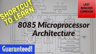 Easiest Trick to learn 8085 architecture  8085 microprocessor  8085 architecture  Shortcut [upl. by Pollak]