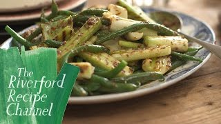 French Beans amp Grilled Leeks recipe [upl. by Orit765]