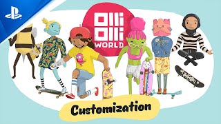 OlliOlli World  Customization Trailer  PS5 PS4 [upl. by Nythsa]