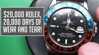 His Grandpa Wore This Rolex GMT Master To Work Every Day For YEARS And It Shows [upl. by Morganstein]