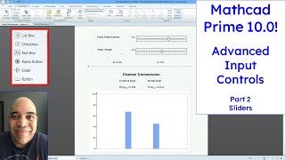 Mathcad Prime 100  Advanced Input Controls  Sliders [upl. by Atir]