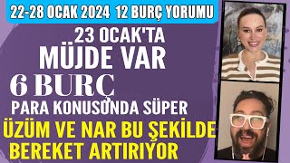 2228 OCAK BURÇ YORUMU 23 OCAKTA MÜJDE VAR 6 BURÇ PARASAL KONUDA SÜPER ÜZÜM VE NAR BEREKET ARTIRIR [upl. by Vere]