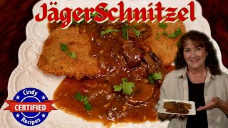 How to make Crispy Pork Schnitzel With Divine Mushroom Gravy from start to finish JAGERSCHNITZEL [upl. by Ecylahs783]