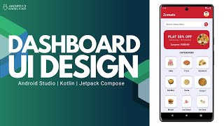 Dashboard UI in Jetpack Compose using Kotlin  Android Studio [upl. by Artemisia]