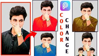 Picsart  How To Change Clothes Color Photo Editing  TShirt Color Change Tutorial  Lead Editx [upl. by Andri607]