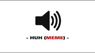 Huh meme  Sound Effect [upl. by Mcgee]