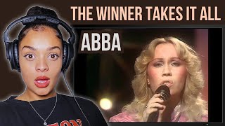 FIRST TIME HEARING ABBA  The Winner Takes It All Reaction  Rere Reacts [upl. by Anyar715]