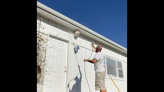 Exterior airless paint spraying part 34 [upl. by Alessig]