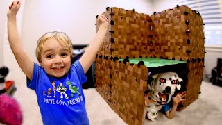 FATHER amp SON SURPRISE BEDROOM FORT [upl. by Anaiad]