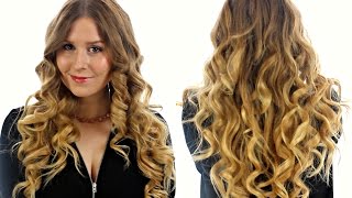 Locken Tutorial mit einem Lockenstab  Carina [upl. by Had]