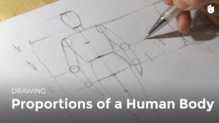 Learn how to draw easily Learn the human body proportions [upl. by Suelo]