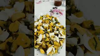 Patates salatası tarifi 👍🥰keşfet aboneolun [upl. by Glialentn327]