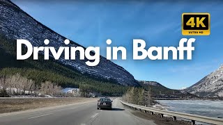 Banff Alberta Canada Driving Tour  Explore Stunning Views in 4K [upl. by Feilak]