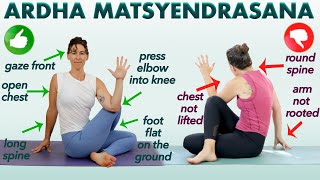 Master Ardha Matsyendrasana  Half Lord of the Fishes Pose [upl. by Bourke]