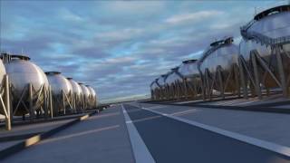 SmartPLANT 3D Oil Refinery Animation Rendered in 3DS Max HD [upl. by Secundas]