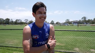 The childhood connection that helped bring Zac Fisher to Arden St [upl. by Aketahs]