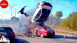 Unbelievable Car Crashes Compilation 2024 🚗💥  Shocking Moments Caught on Camera [upl. by Ahcsim]