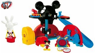 MICKEY MOUSE CLUBHOUSE Playset Disney Junior Toys Unboxing Video by Toy Review TV [upl. by Mikey630]