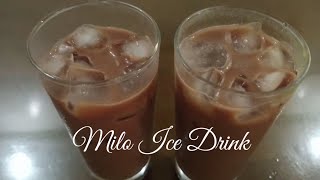 How To Make Milo Ice Drink  Milo Drink Cold  Homemade [upl. by Ettore]