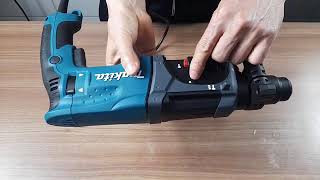 Makita  Martelete Combinado Sds Hr2470 800w mais Kit Ferramenta [upl. by Tijnar445]