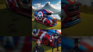 A campervan with a superhero design 🔥ALL MARVEL amp DC marveldc spiderman [upl. by Ihana]