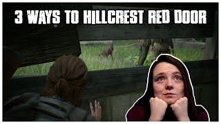 3 Ways to Do Hillcrest Red Door on Grounded The Last Of Us Part 2 [upl. by Anahsahs33]