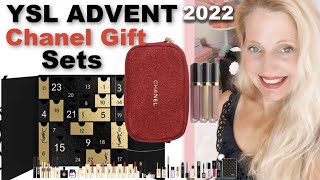 Chanel Holiday gift sets  Chanel Holiday 2022  YSL advent Calendar 2022  YSL Holiday 22 [upl. by Salman488]