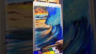 The magnificence of the sea painting art [upl. by Attenohs]