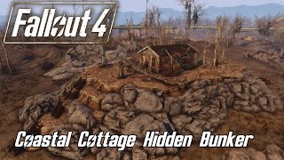 Fallout 4 Coastal Cottage hidden bunker player home [upl. by Brick866]