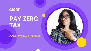 Clueless to Clear Ep 13  Tax planning guide for salaried persons  Zero tax on salary [upl. by Lrad]