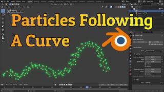 How Do You Make Particles Follow A curve  Blender 292 Tutorial [upl. by Akkinahs]