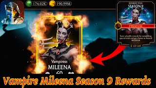 Vampiress Mileena Season 9 Rewards  Ascension MK Mobile [upl. by Nicks]