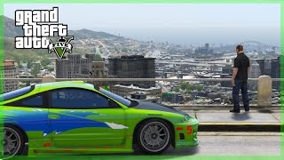 Gta 5 Fast Furious Eclipse Brian O Conner [upl. by Jarib51]