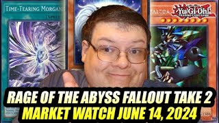 Rage Of The Abyss Fallout Take 2 YuGiOh Market Watch June 14 2024 [upl. by Ralyks]