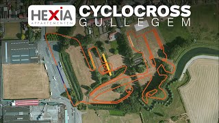 Parcours Hexia Cyclocross Gullegem 2022 [upl. by Ardnuaed]