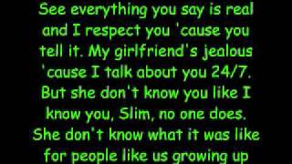 Stan  Eminem Lyrics [upl. by Einimod]