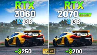 10 Games on RTX 3060 vs RTX 2070 SUPER in 2024  1440p [upl. by Bibah]