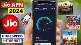 Jio APN Setting For Fast Network Speed 2024  Jio 4G5G APN Setting 2024  Jio APN For High Speed [upl. by Noiroc]