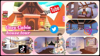 Tour of Cozy Cabin 🌿💗 Roblox Adopt Me [upl. by Enirol541]