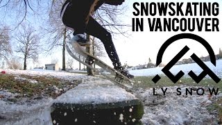 Snowskating in Vancouver [upl. by Arayk]