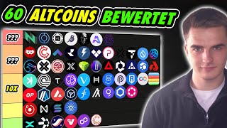 TOP 60 ALTCOINS im POTENZIAL RISIKO amp PREIS bewertet  Kryptos kaufen 2024 Deutsch [upl. by Letney]